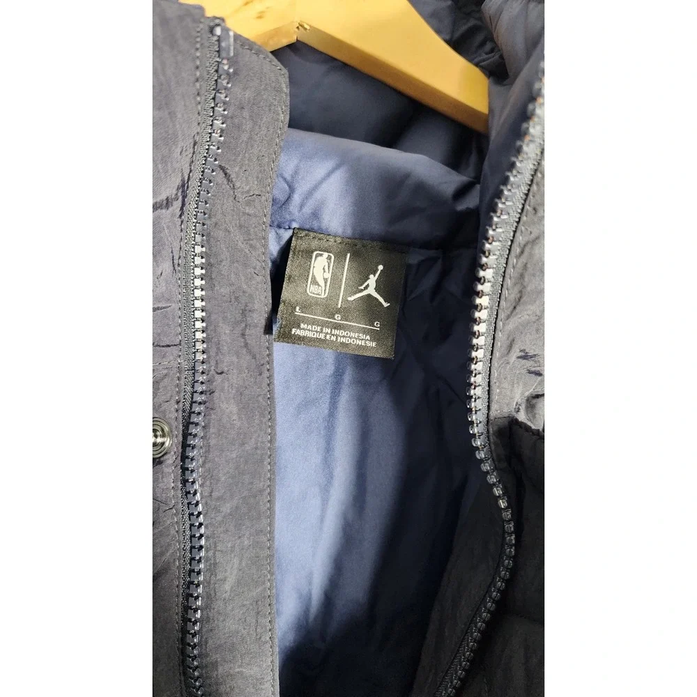 Dallas Mavericks Nike Team Jordan Statement Full Zip Puffer Coat Large $255